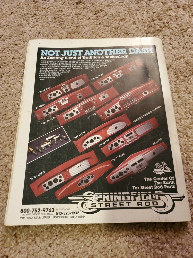 Springfield Street Rod Catalog #29 1989