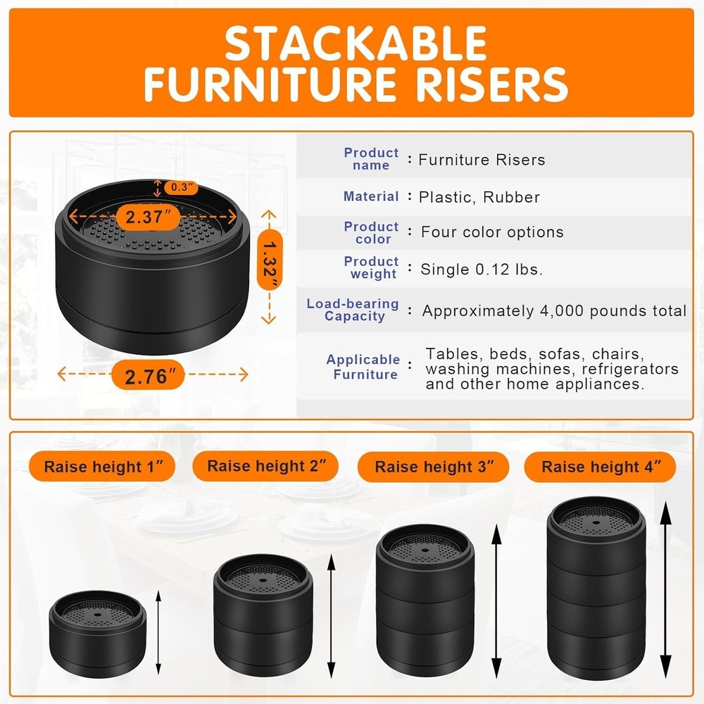 https: www.amazon.com/Furniture-Adjustable-Refrigerator-Washing-Machine/dp/B0F9