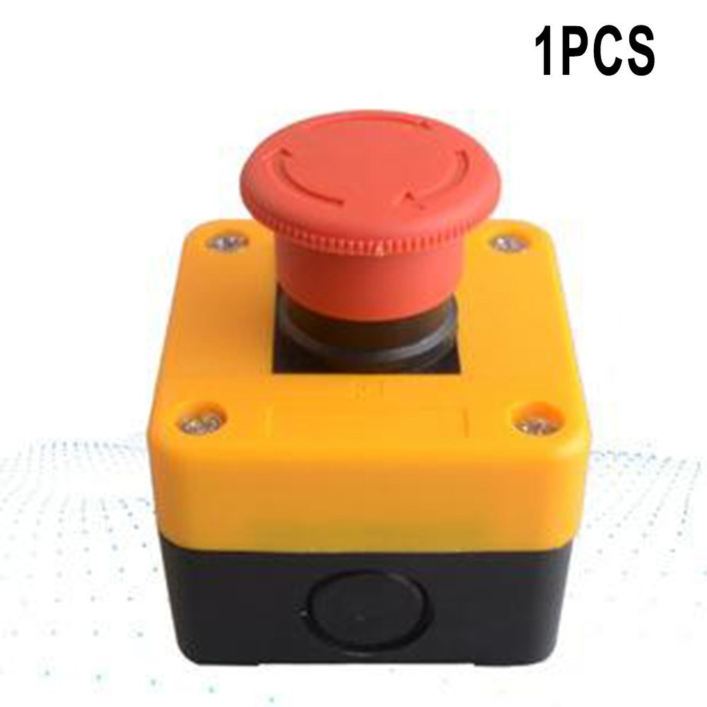 22mm Red Plastic Push Button Switch 600V 10A for Hotel and Building Use