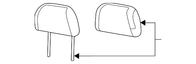 Genuine GM Front Seat Head Restraint 92260717