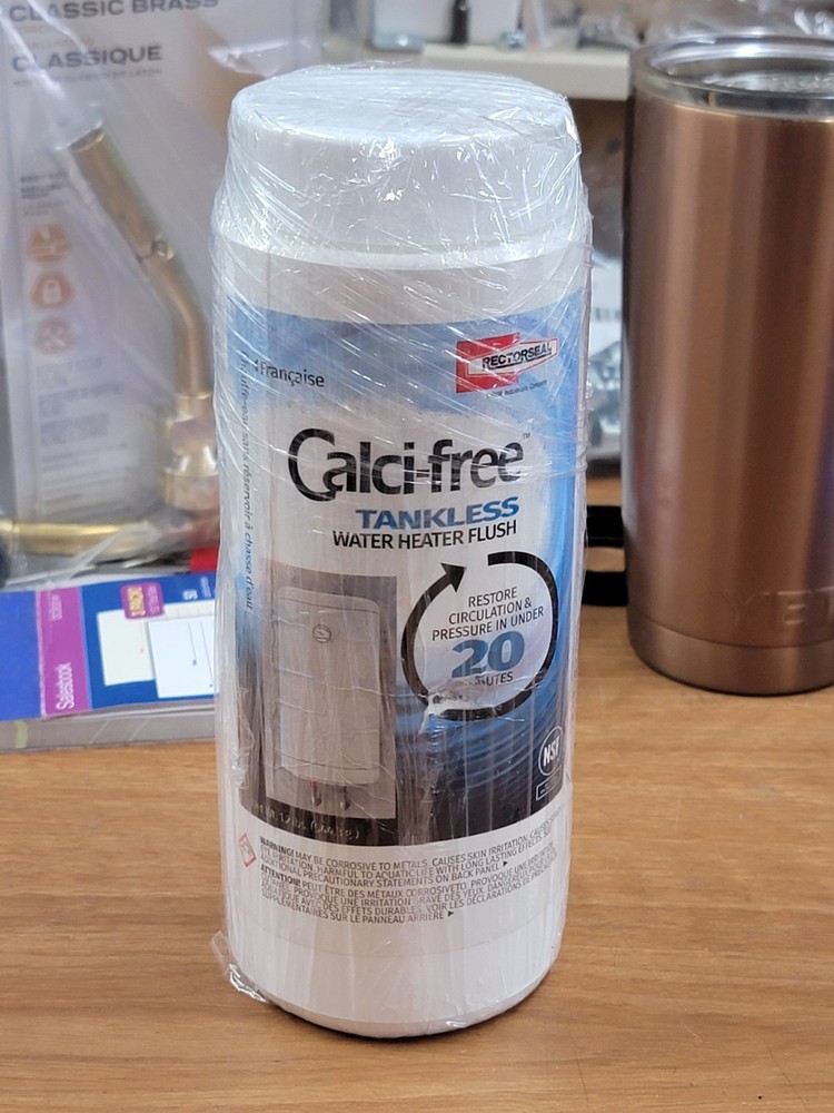 Rectorseal 68708 Calci-Free Tankless Water Heater Flush. FreeShipL48