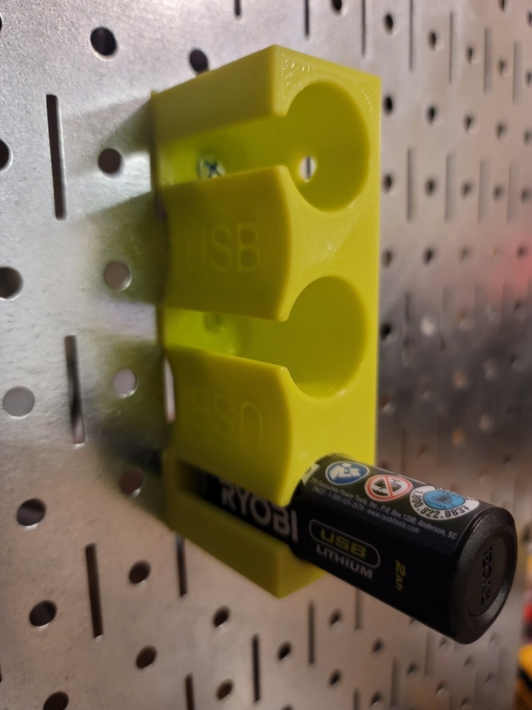 Ryobi GREEN USB Triple Battery Mount
