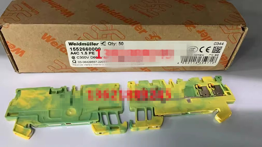 QTY:50  A4C 1.5 PE 1552660000  Terminal Blocks
