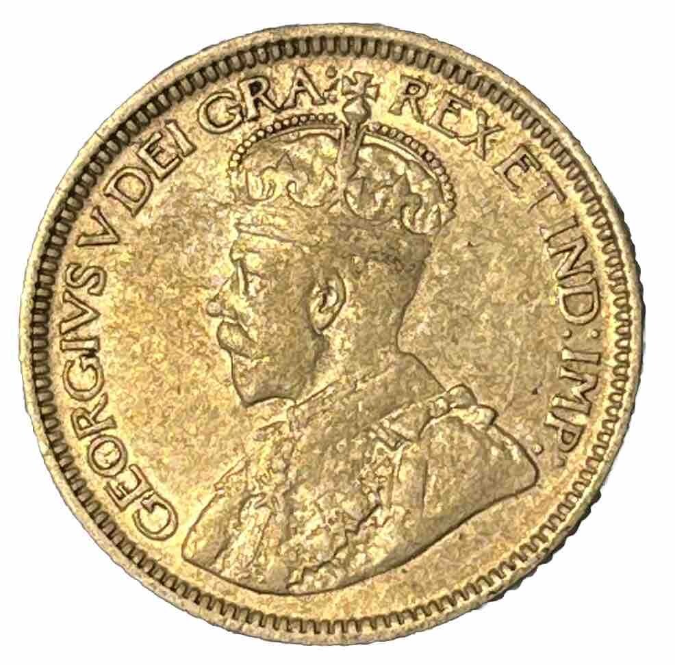 1928 Canada 10 Cent AU Dime Almost Uncirculated Silver Coin George V