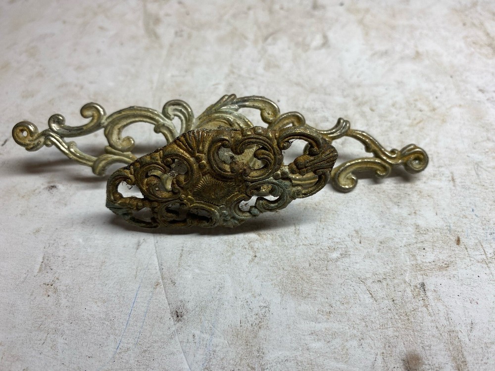 Vintage Allison Drawer Pull With Back Plate
