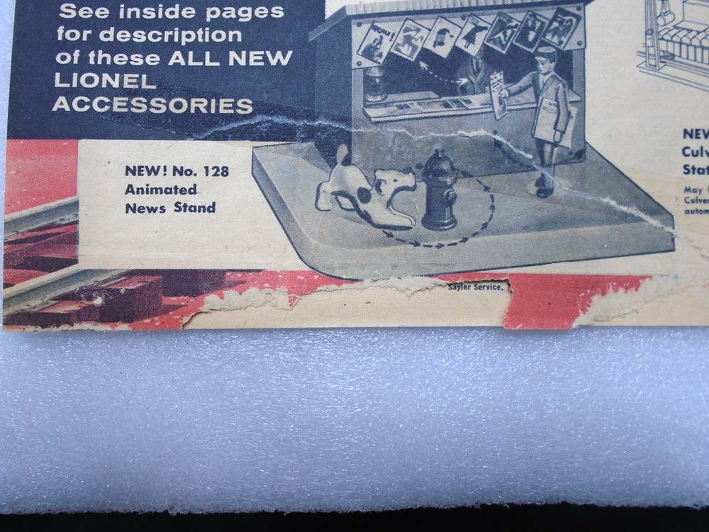 1957 Lionel Postwar Accessory Train Catalog