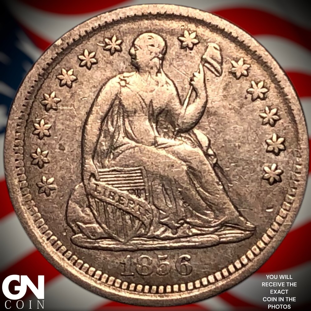 1856 Seated Liberty Half Dime Y6616