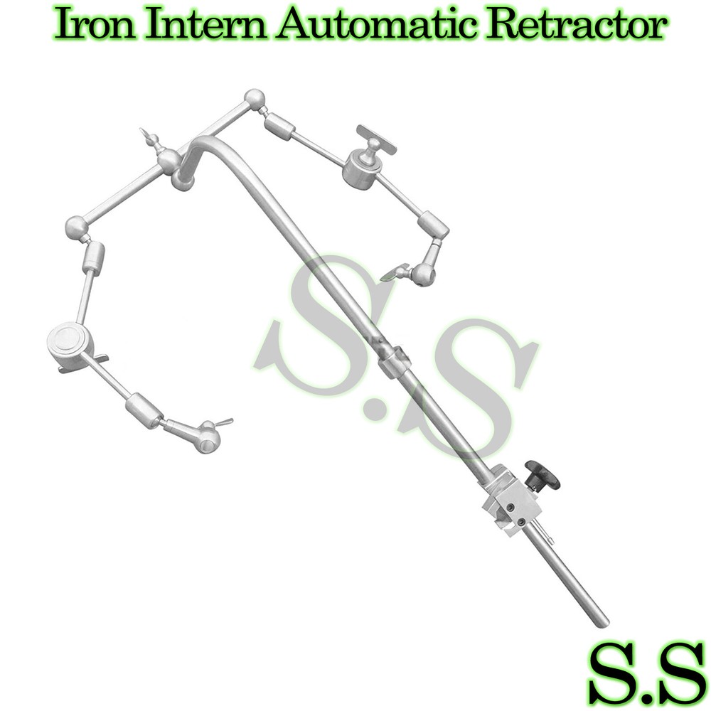 IRON INTERN AUTOMATIC RETRACTOR HOLDER Surgical Instruments