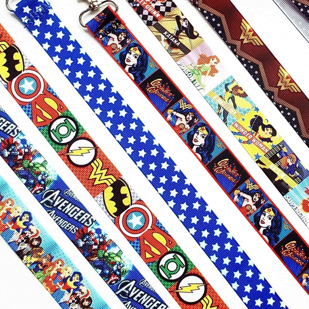 Superhero Dc Comics, Marvel, face mask Lanyard