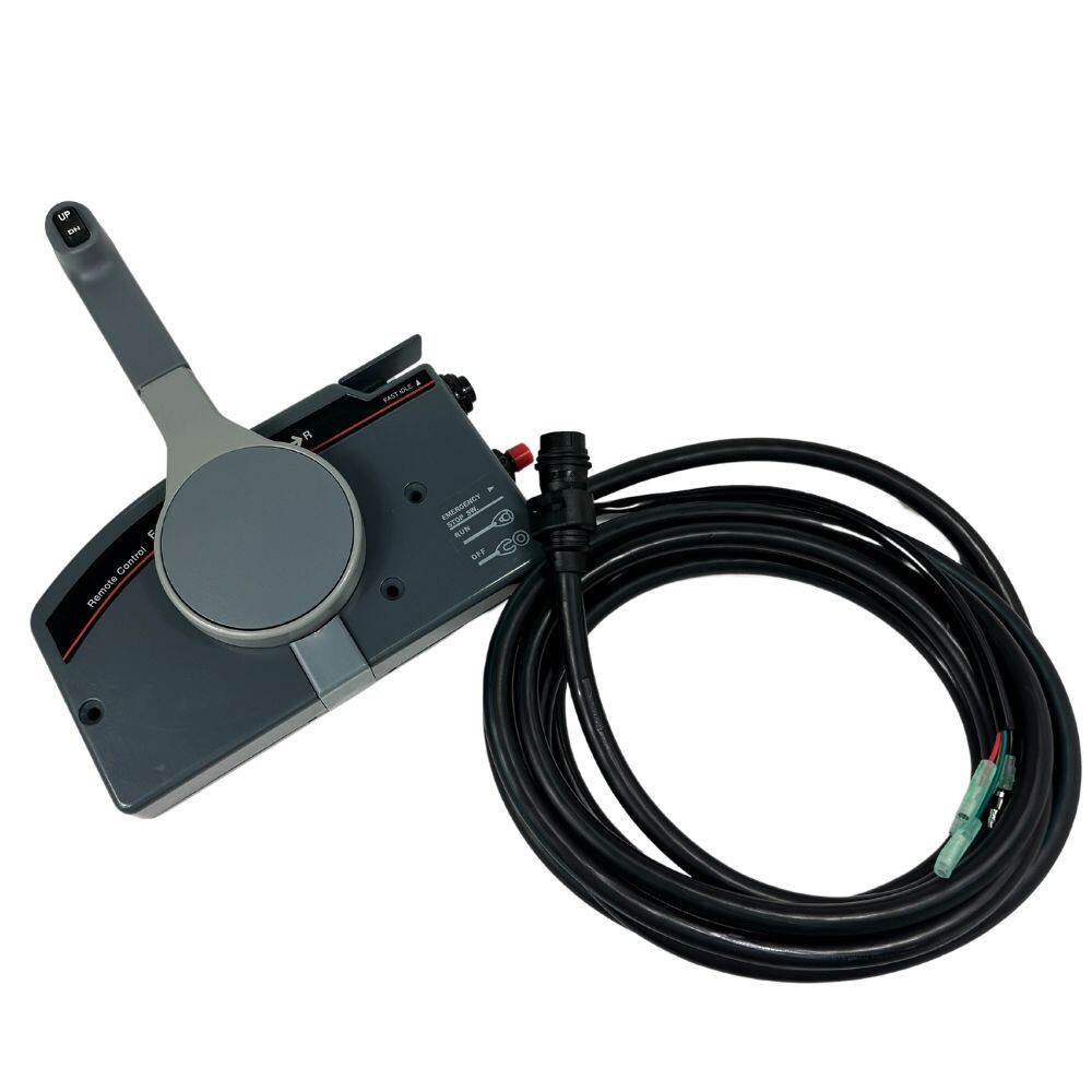 For Yamaha Outboard Side Remote Control Box 703-48272-12 10Pins 5M w/Tirm Pull