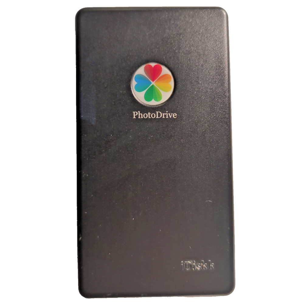 iDiskk PhotoDrive 1TB MFi External Hard Drive for iPhone iPad Android PC