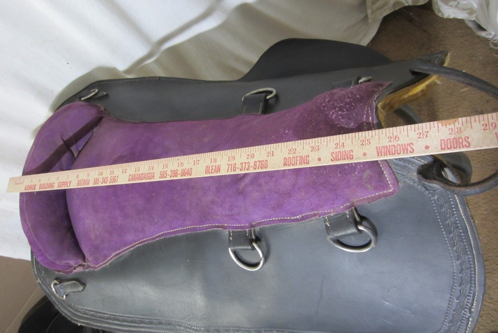 Rare Vintage Tandem Leather Bareback Pad Custom Made