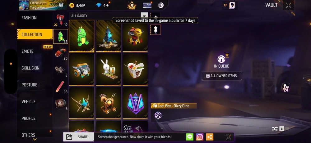 Free Fire Account $300+ Spent