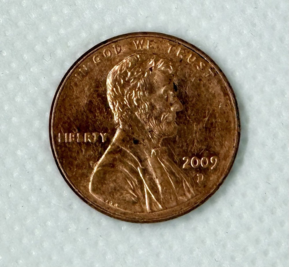2009 D Lincoln Cent Abe Sitting On a Log Mint Mark (D)