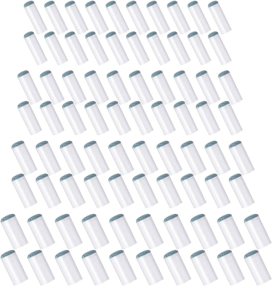 80 Pcs Assorted Size Pool Cue Tips Replacement Kit Slip on Billiard Cue Tips 4 S