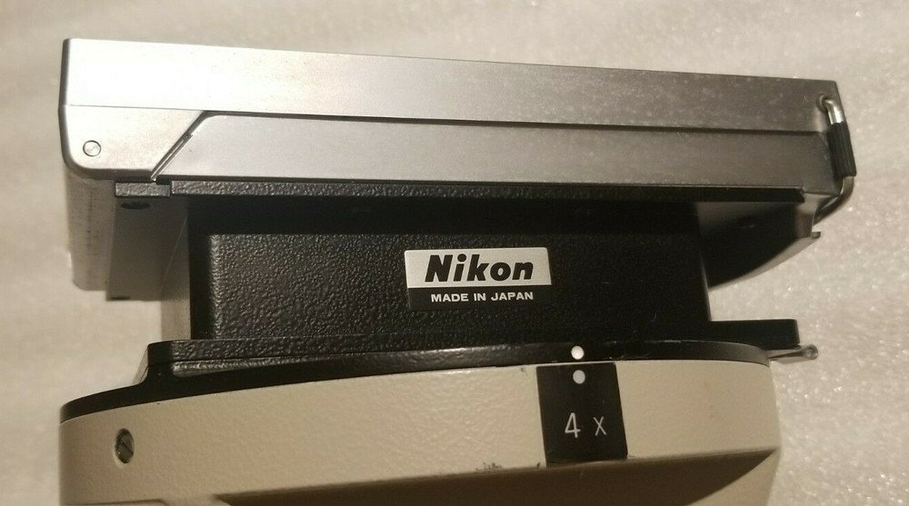 Nikon Microscope adapter 4x & Polaroid photo back