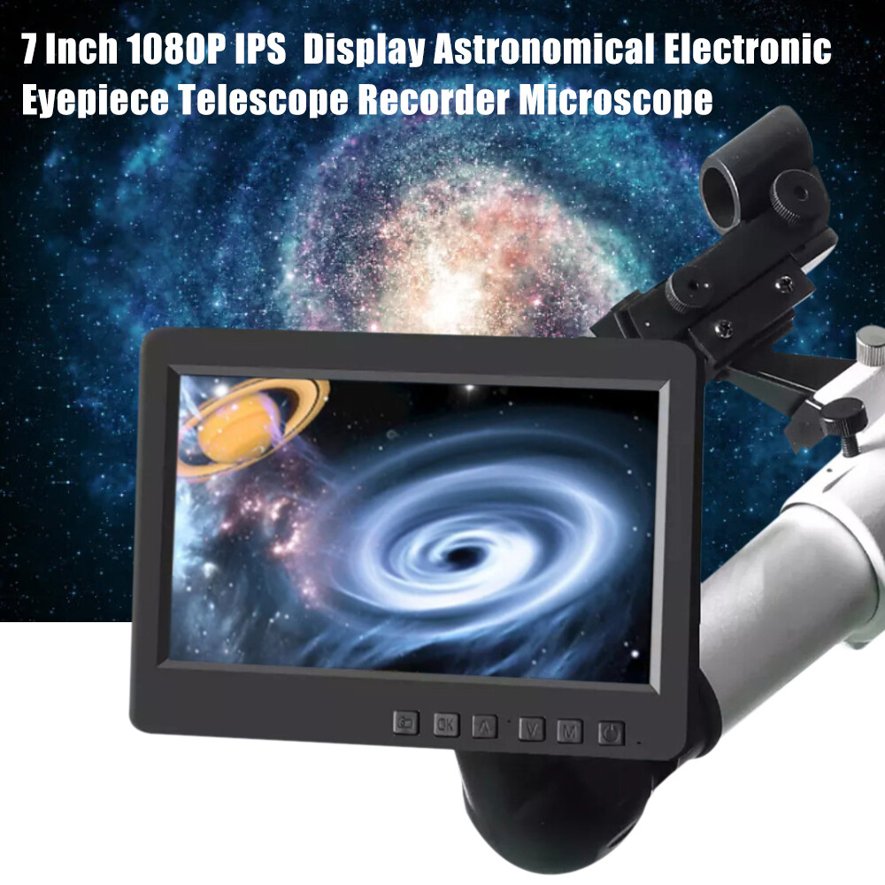 7" IPS Display Screen WiFi Astronomical Telescope Electronic Eyepiece Camera
