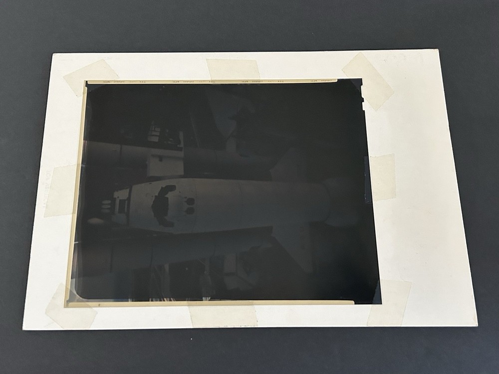 1982 NASA KSC Space Shuttle Columbia STS-5 Launch Time Presentation Transparency
