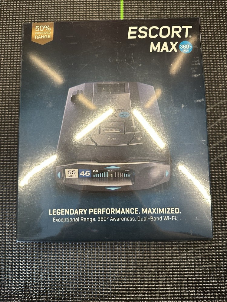 Escort MAX 360c MKII New Laser Radar Detector