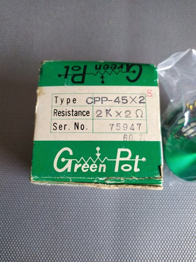 GREEN POT MIDORI PRECISIONS RESISTANCE CPP-45B POTENTIOMETER CPP-45 SERIES NEW