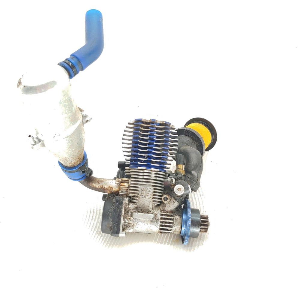 Traxxas TRX 3.3 Nitro Engine w/ Exhaust Pipe & EZ-Start Motor (Low Compression?)