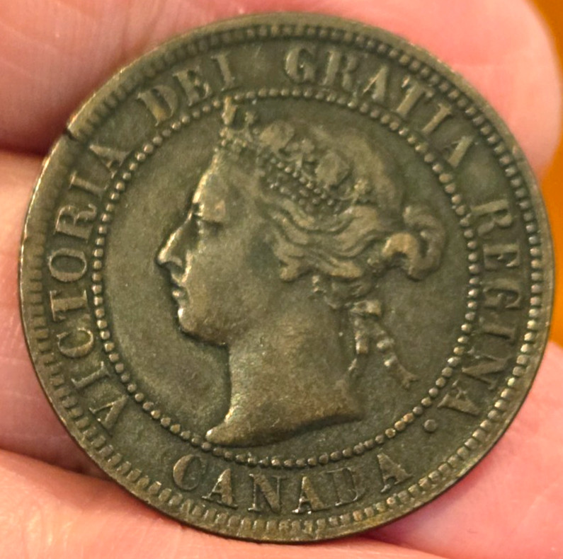 1901 Canada Queen Victoria One 1 Large Cent.
