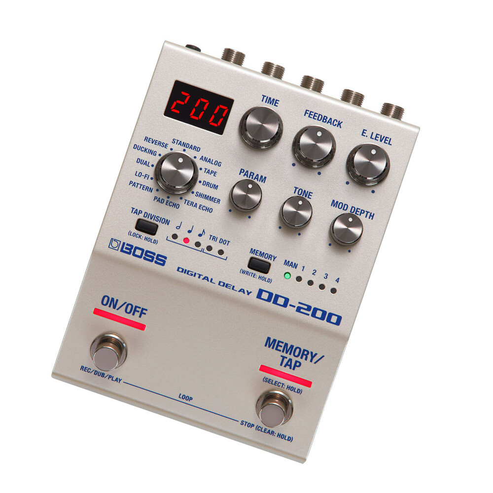 BOSS DD-200 12 Different Modes No Nonsense Interface Digital Delay Pedal