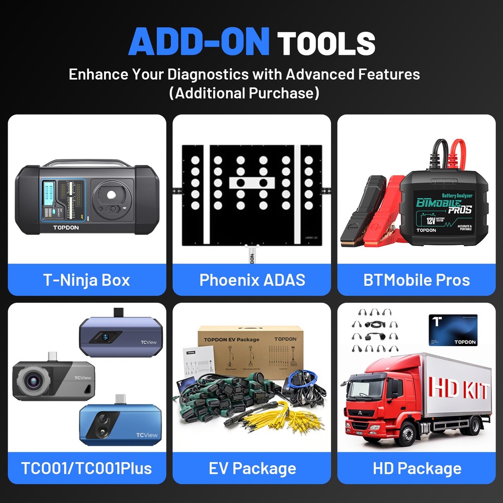 TOPDON Phoenix Smart Key FOB Programming Tool Bidirectional Key Coding 41+ Reset