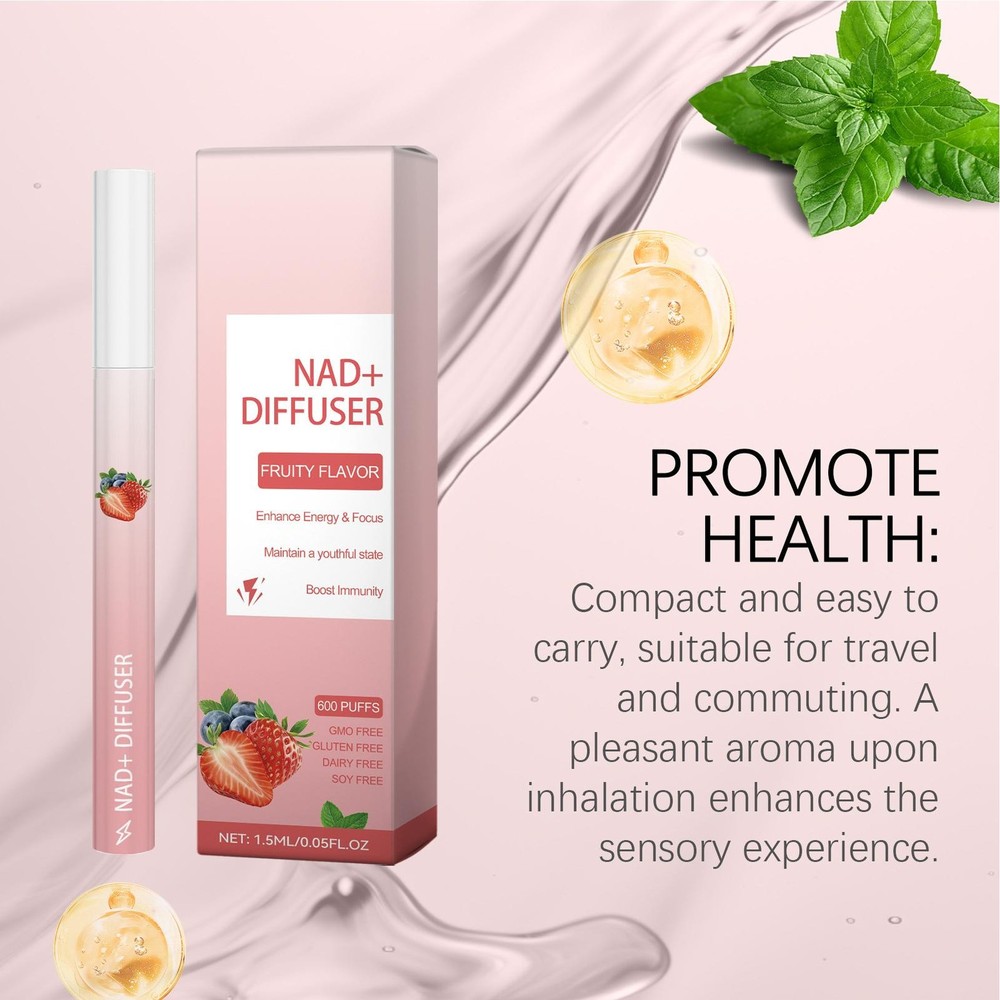 Herbal Diffuser Pen - Strawberry Mint Extract -Herbal Aromatherapy