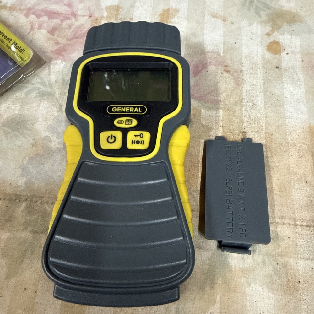 General Tools & Instruments MMD4E Digital Moisture Seeker Meter untested