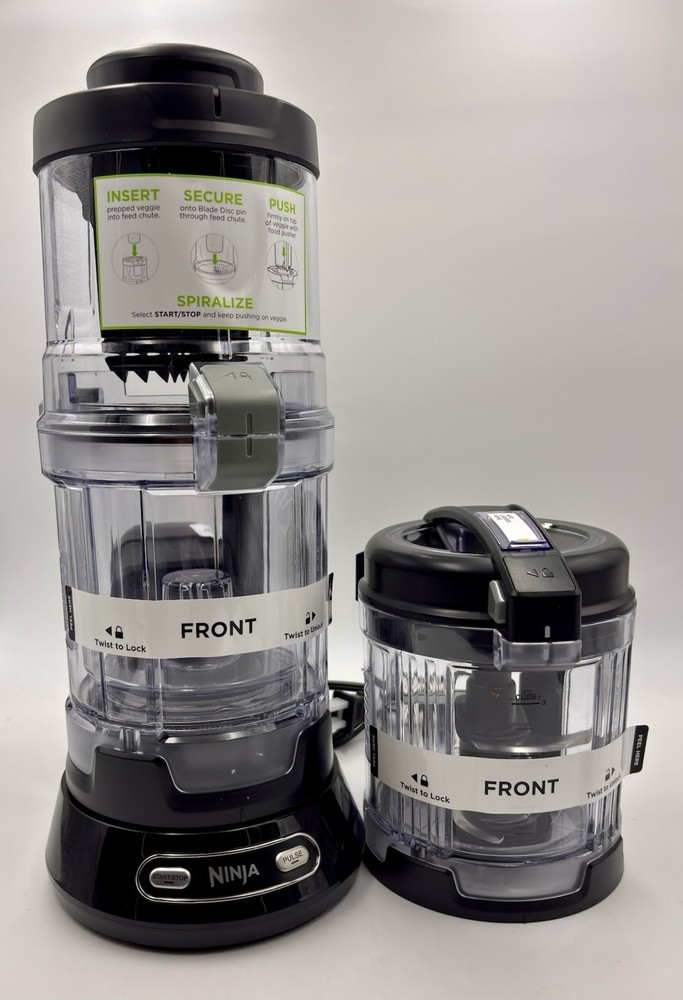 Ninja Precision Processor with Auto-Spiralizer NN310 Black Main Units