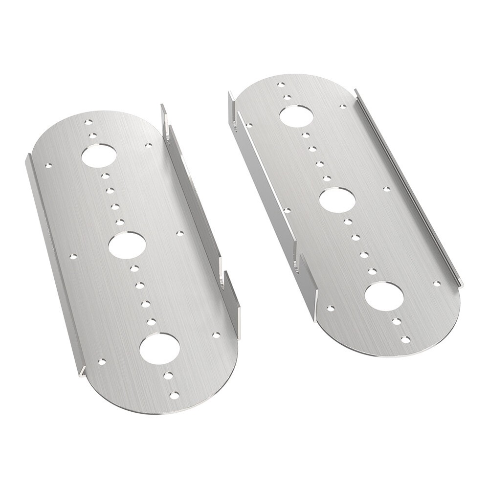 (PAIR) For Peterbilt -3 Radius Watermelon Air Cleaner Front Light Brackets ONLY
