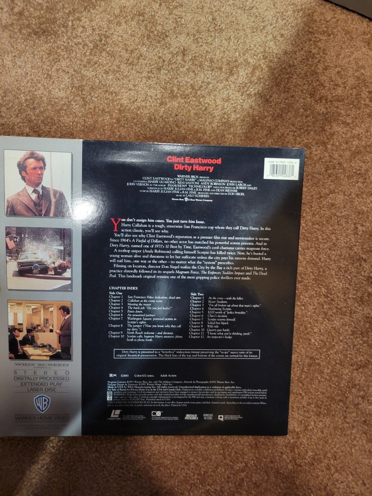 Dirty Harry Laser Disc