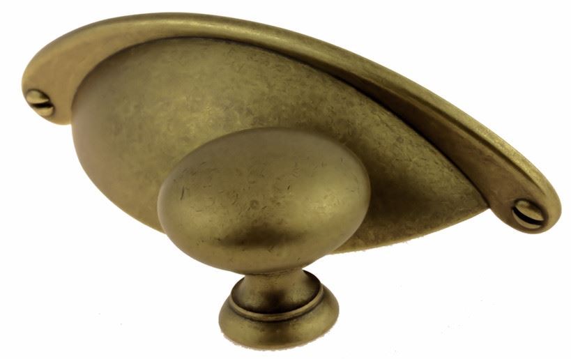 2-1/2" Country Store Cup Pull Antique English