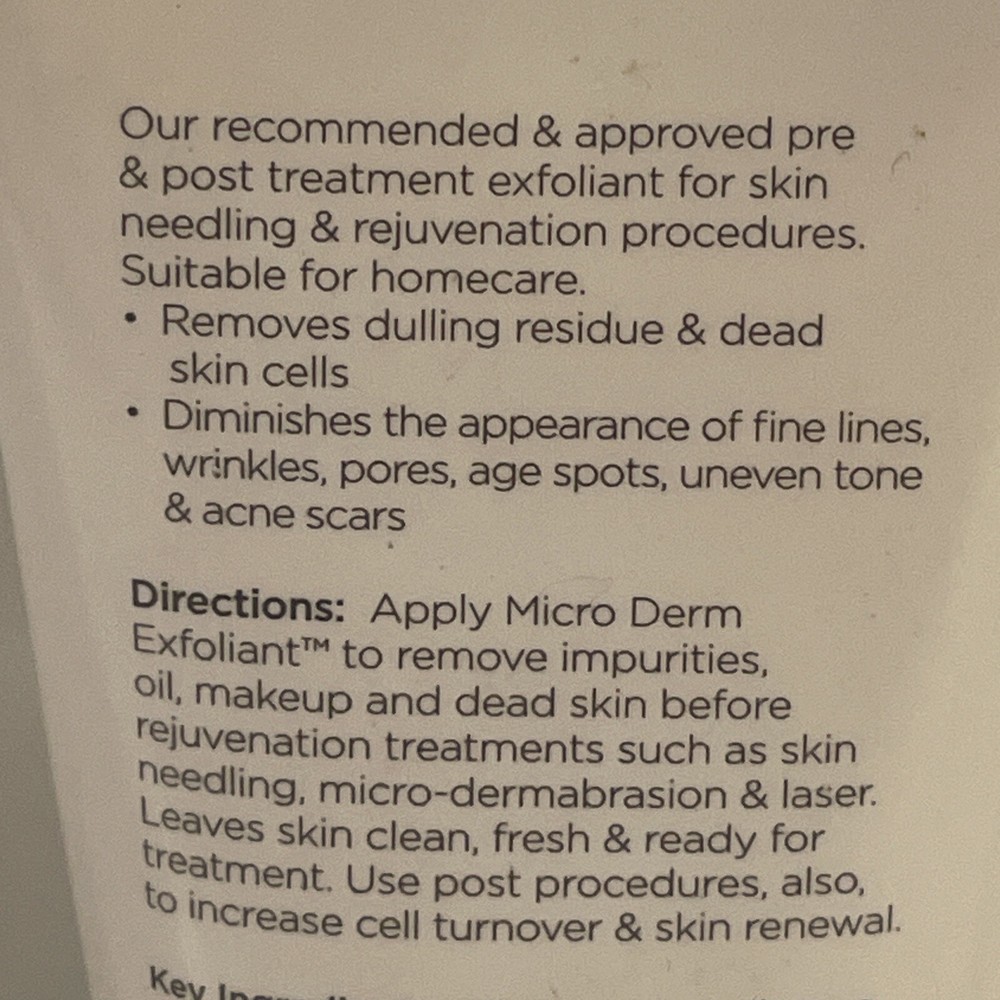 Dp DERMACEUTICALS Micro Derm Exfoliant With Hylafuse 2 Oz
