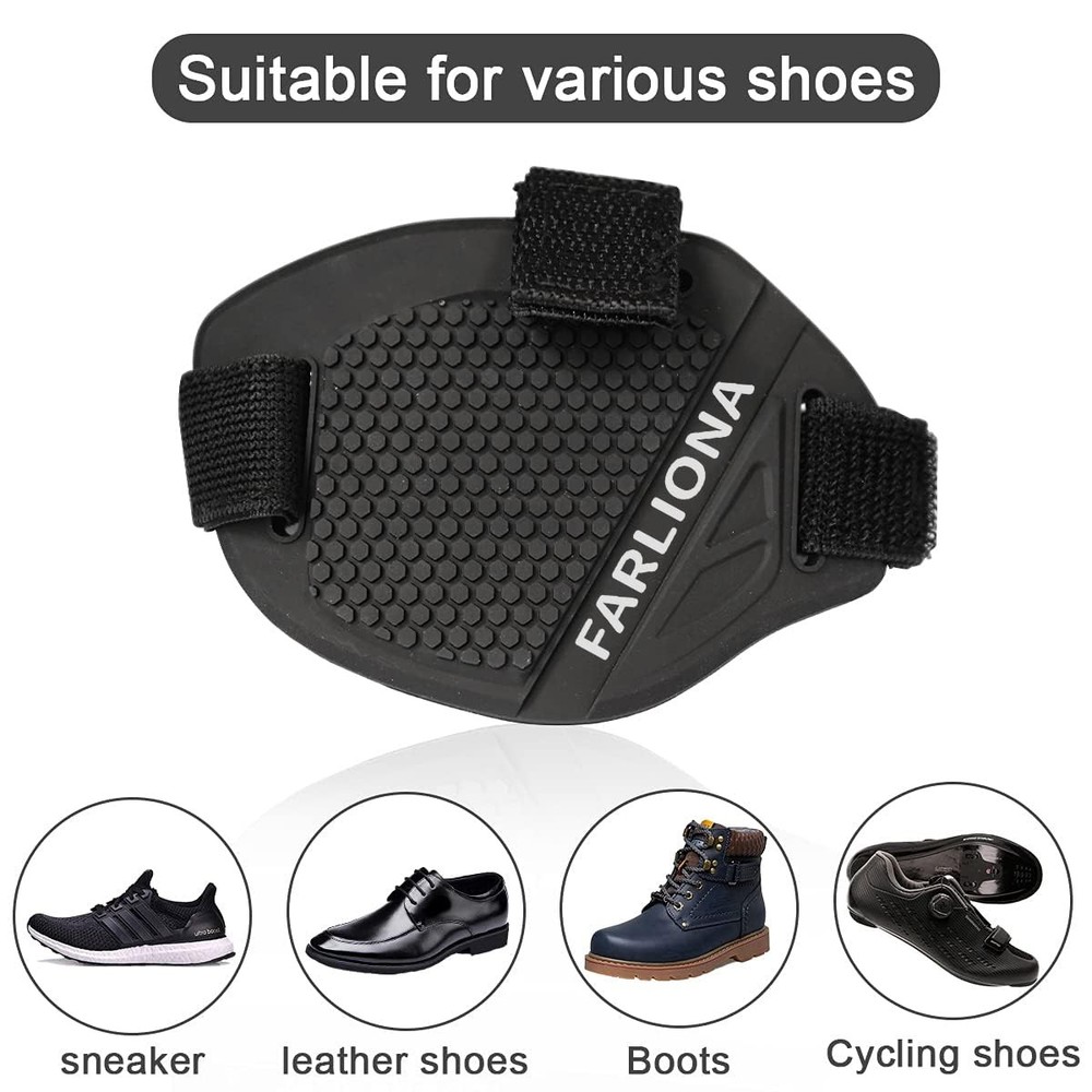 Motorcycle Gear Shift Shoe Protector Boot Cover Black