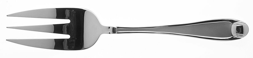 Oneida Silver Satin Garnet Cold Meat Serving Fork 7897376