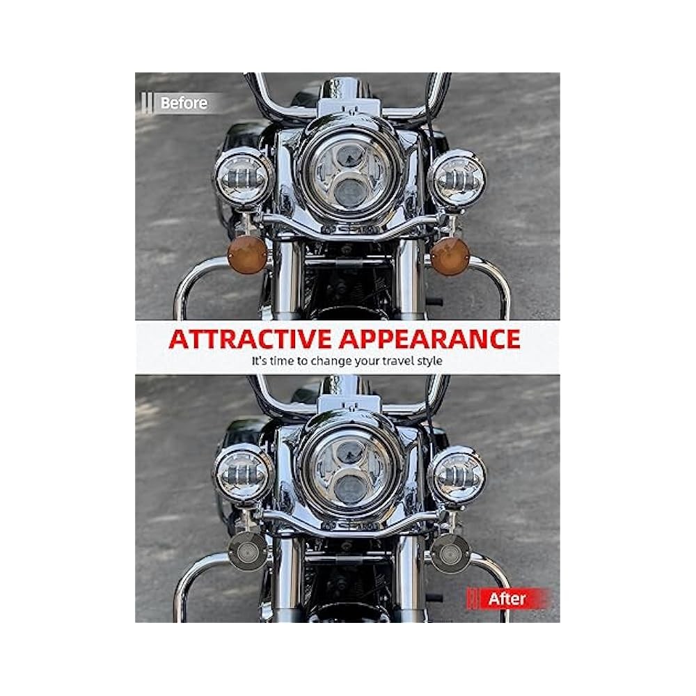 For Durable PC material smoked turn signal covers, Resists