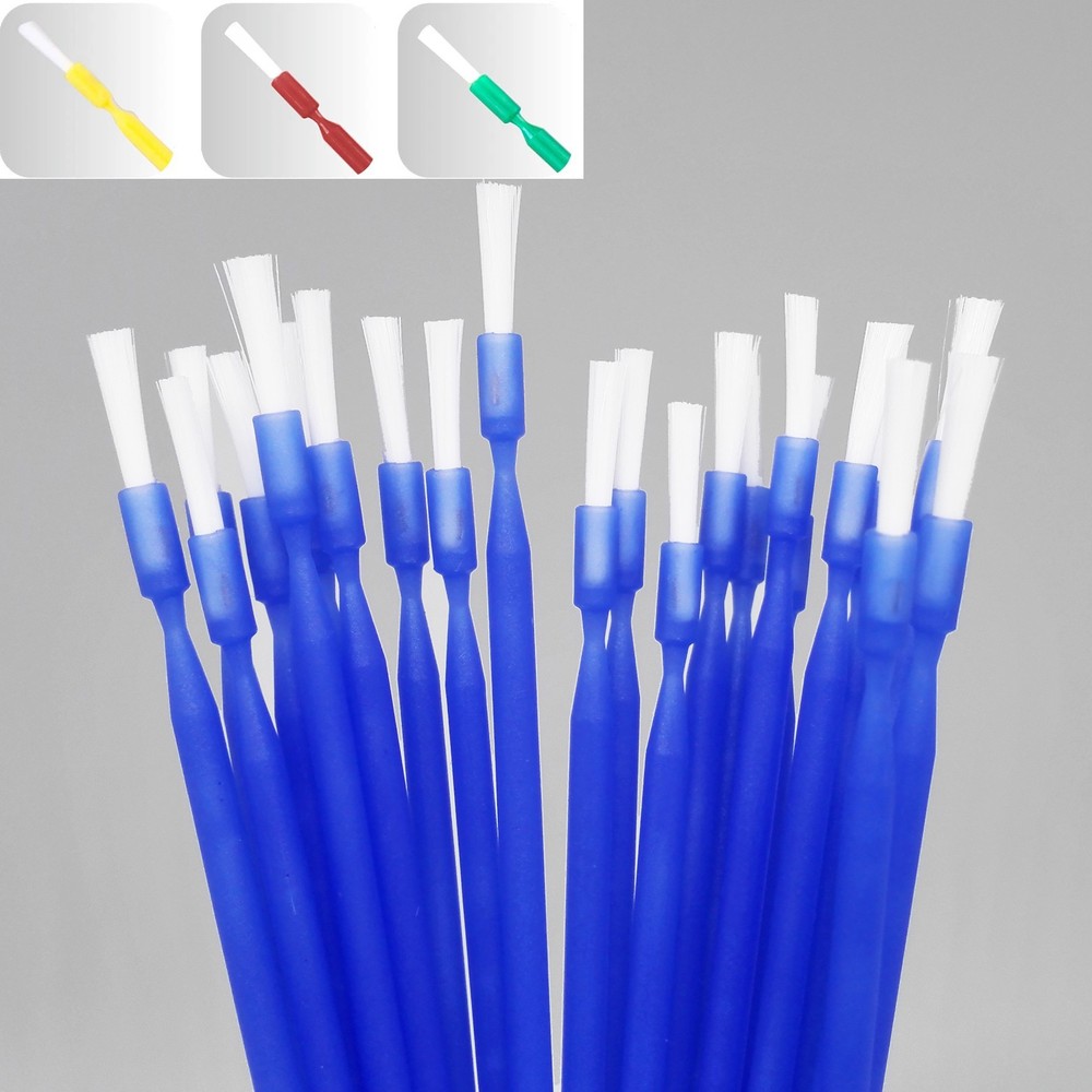 100Pc Dental Use Disposable Micro Brush Bendable Applicators 6 color