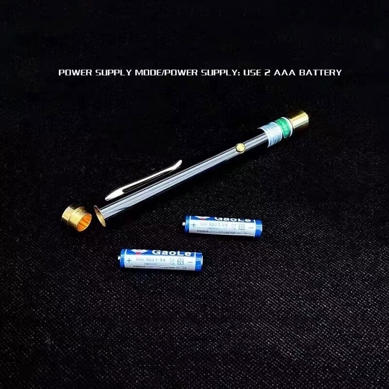 1mw 593nm Fixed Focus Yellow Pointers Pen Lights Flashlight