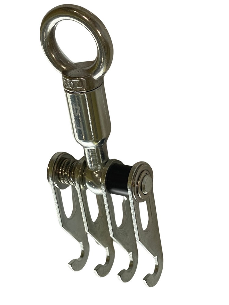 Dent Pulling Claw (4) Hook - Wiggle Wire, Weld Ring Tabs & PDR