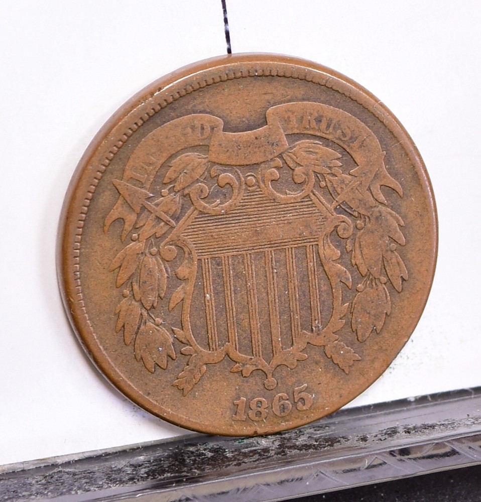 1865 Two Cent Piece - Good (#56776-L)