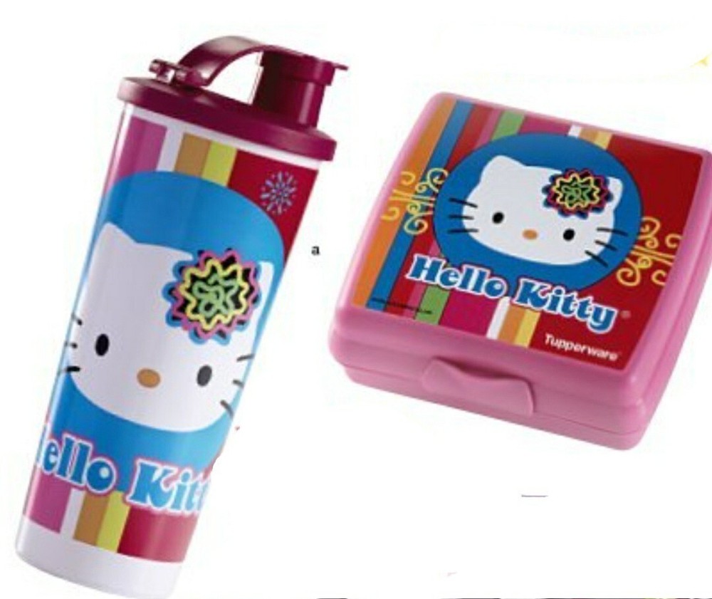 Tupperware 2pc  Retro Hello Kitty Lunch Set