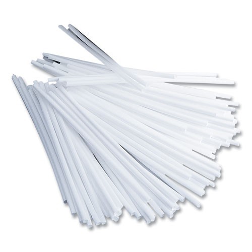 Office Snax Plastic Stir Sticks, 5", White, 1,000/Box, 2 Boxes/Pack