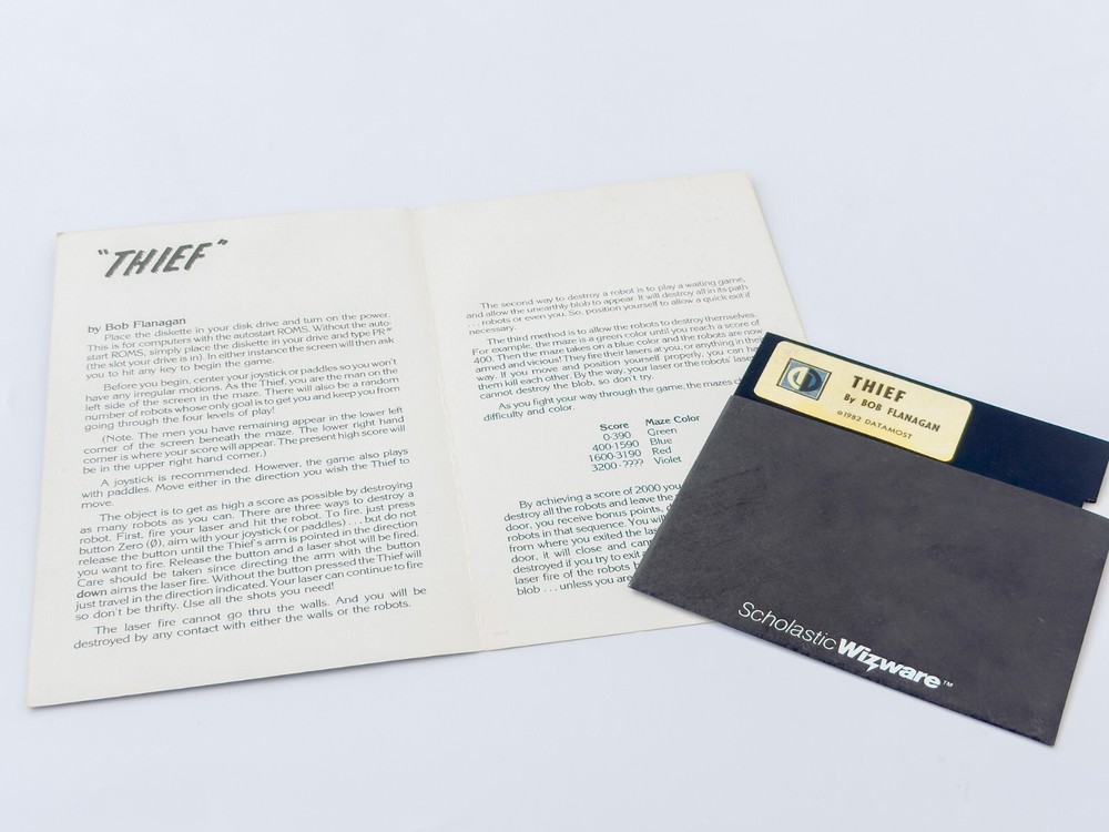 Thief - Datamost - 1982 / Apple II