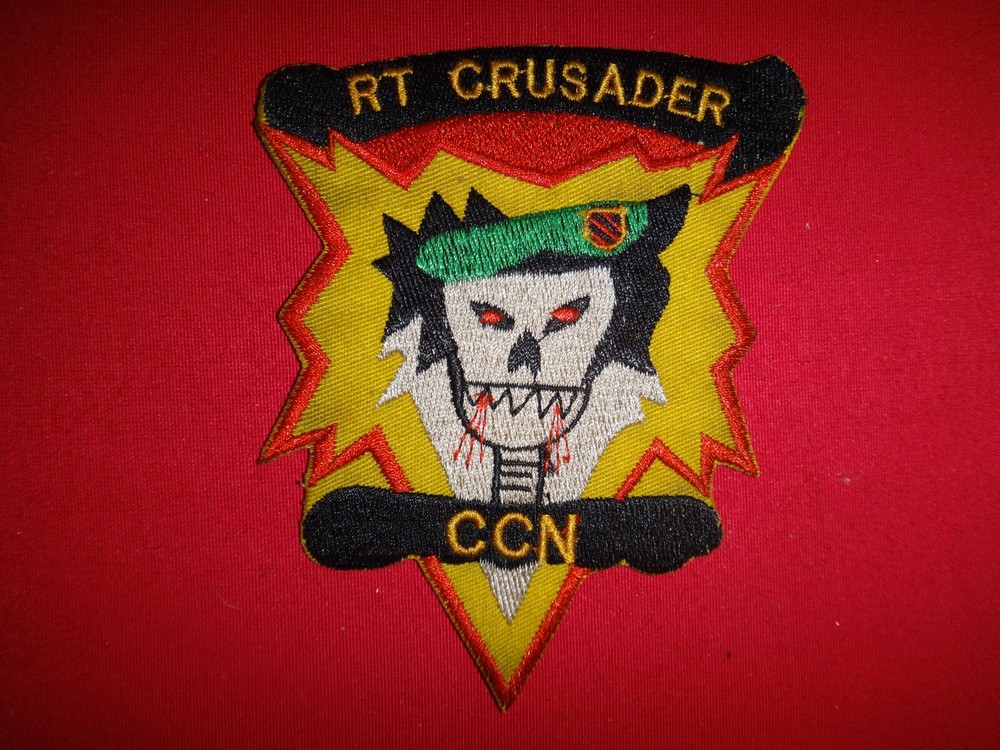 Vietnam War Patch US 5th Special Forces Group MACV-SOG RT CRUSADER CCN