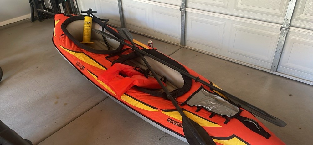 Advanced Elements DragonFly 2 solo/tandam Kayak plus extras