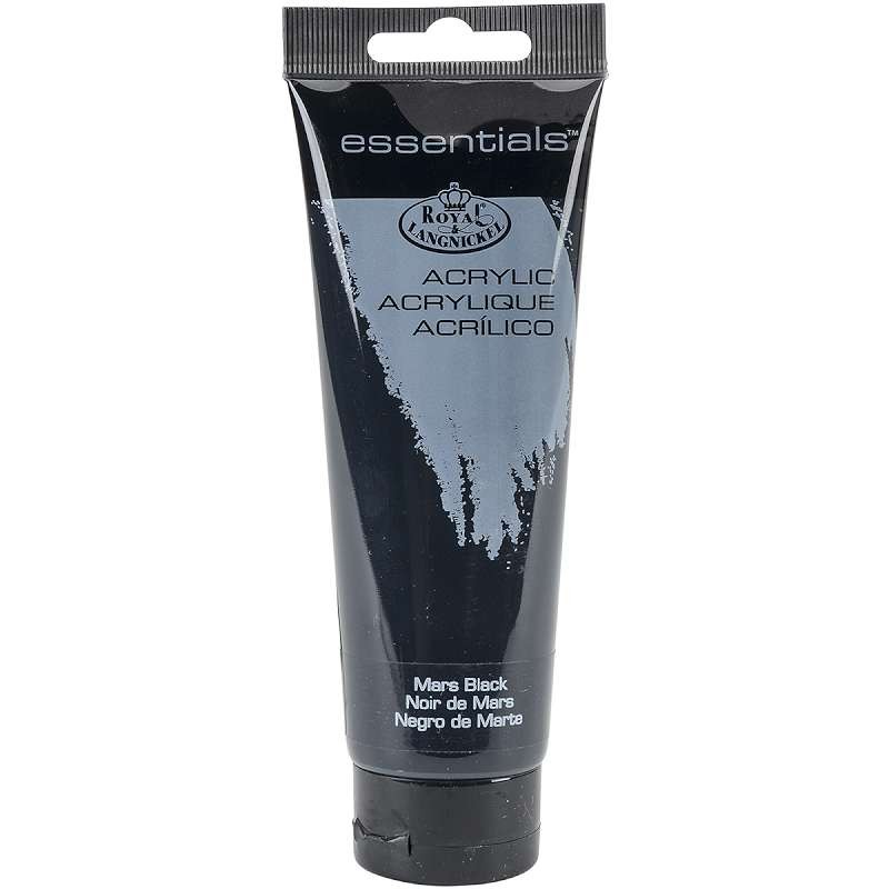 Essentials Acrylic Paint 4oz Mars Black