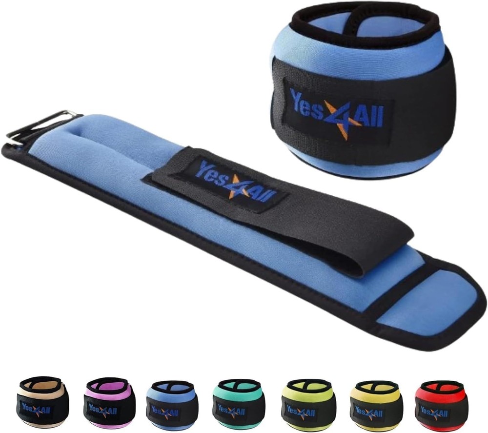 2lb Adjustable Ankle & Wrist Weights - Versatile for Gym & Home Training