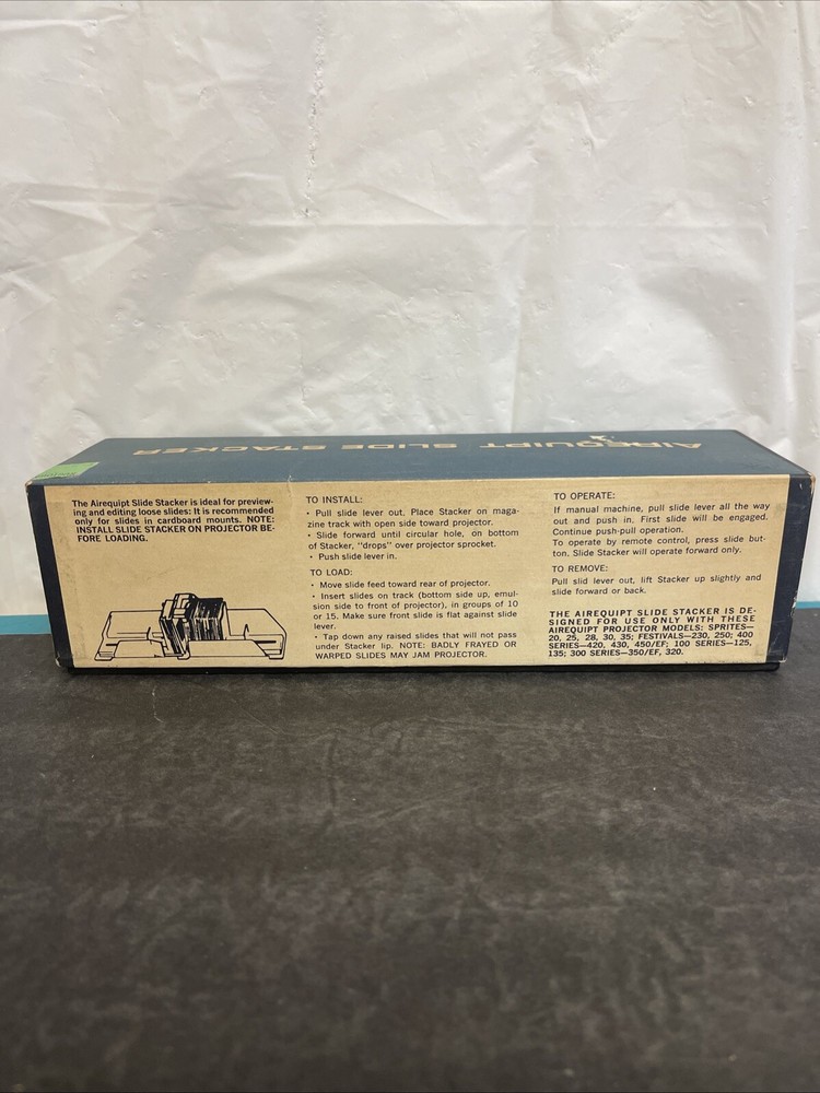 Airequipt Slide Stacker For Slide Projector In Box Unused